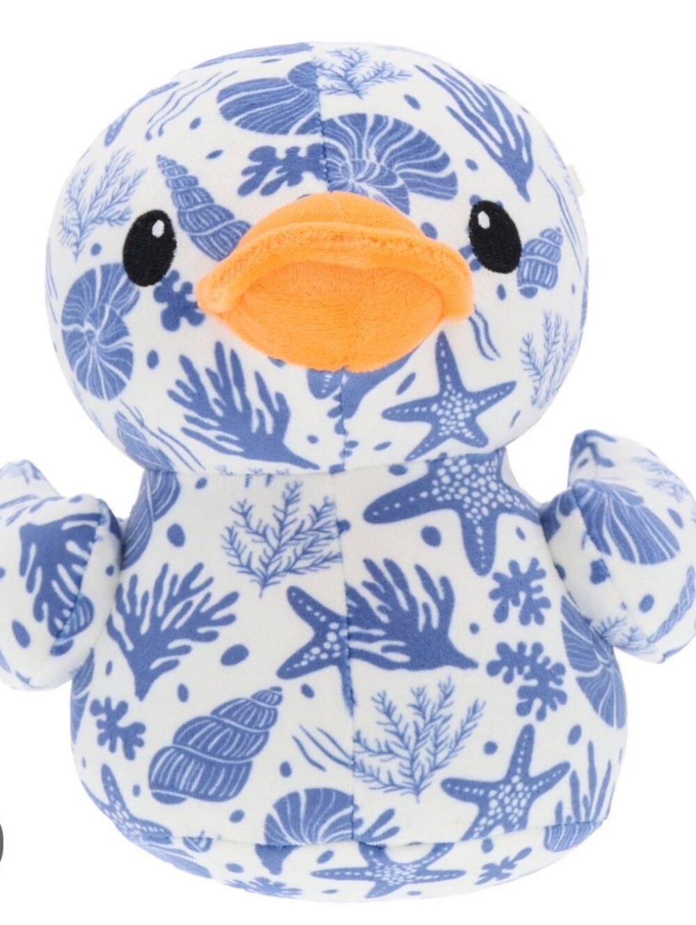 NEW, WHITE OCEAN DUCKIE PLUSH, 7" PLUSH DUCK